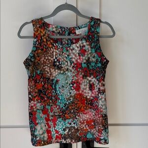 Olive & Oak Multicolor Abstract Tank Top